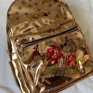 Rose gold bookbag